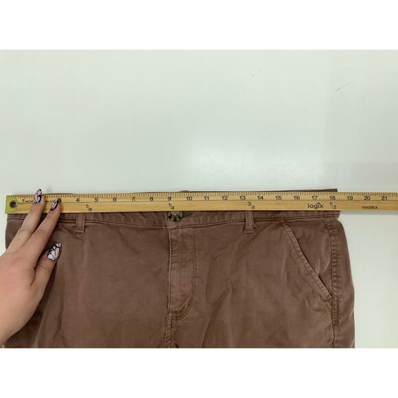 SO Womens Juniors Shorts Size 17 Brown Chino Short - Picture 7 of 10